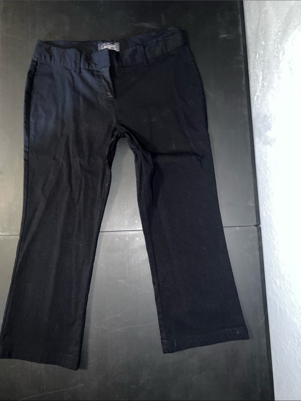 City Streets Black Ankle-Length Women's Pants